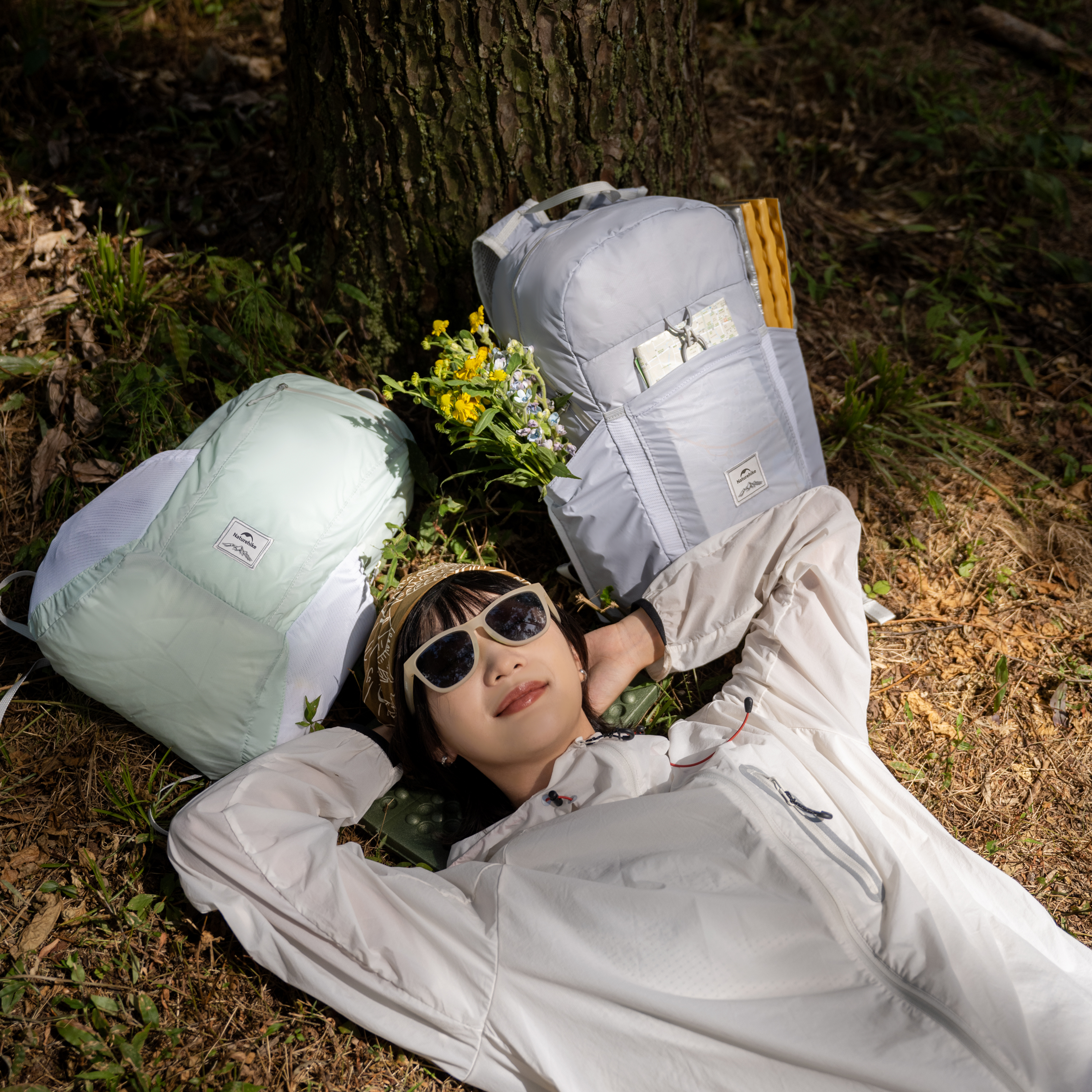 Naturehike ultralight sbalitelný batoh 22l 170g - mentolový